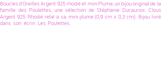 Drôle de créations de Bijoux Fantaisie, c'est un design inattendu que nous réservait Stephanie Ducauroix. Créé avec passion, ces Bijoux Fantaisie en Argent sauront combler chaque Femme amateur de bijoux et accessoires originaux. Il en reste 2 exemplaires, commandez rapidement. Le bijou vous sera expédié directement du site www.lespoulettes-bijoux.fr, dans son écrin bleu turquoise original.