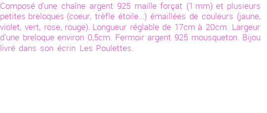 Drôle de créations de Bijoux Fantaisie, c'est un design inattendu que nous réservait Stephanie Ducauroix. Créé avec passion, ces Bijoux Fantaisie en Argent sauront combler chaque Femme amateur de bijoux et accessoires originaux. Il en reste 38 exemplaires, commandez rapidement. Le bijou vous sera expédié directement du site www.lespoulettes-bijoux.fr.