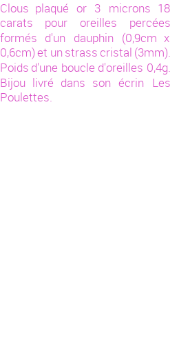 Drôle de créations de Boucles d'Oreilles Fantaisie, c'est un design inattendu que nous réservait Stephanie Ducauroix. Créé avec passion, ces Boucles d'Oreilles Fantaisie en Plaqué Or sauront combler chaque Femme amateur de bijoux et accessoires originaux. Il en reste 8 exemplaires, commandez rapidement. Le bijou vous sera expédié directement du site www.lespoulettes-bijoux.fr.