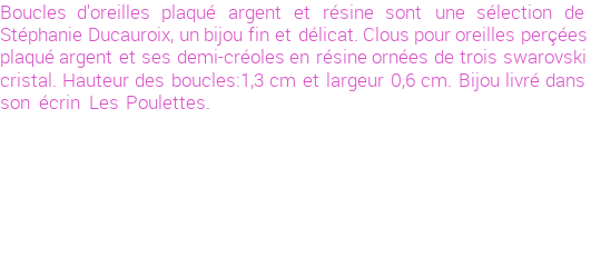 Drôle de créations de Bijoux Fantaisie, c'est un design inattendu que nous réservait Stephanie Ducauroix. Créé avec passion, ces Bijoux Fantaisie en Swarovski Strass sauront combler chaque Femme amateur de bijoux et accessoires originaux. Il en reste 1 exemplaire, commandez rapidement. Le bijou vous sera expédié directement du site www.lespoulettes-bijoux.fr, dans son écrin bleu turquoise original.