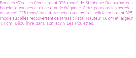 Drôle de créations de Bijoux Fantaisie, c'est un design inattendu que nous réservait Stephanie Ducauroix. Créé avec passion, ces Bijoux Fantaisie en Argent sauront combler chaque Femme amateur de bijoux et accessoires originaux. Il en reste 7 exemplaires, commandez rapidement. Le bijou vous sera expédié directement du site www.lespoulettes-bijoux.fr, dans son écrin bleu turquoise original.