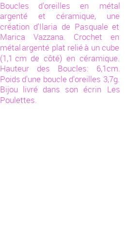 Drôle de créations de Bijoux Fantaisie, c'est un design inattendu que nous réservait Stephanie Ducauroix. Créé avec passion, ces Bijoux Fantaisie en Céramique sauront combler chaque Femme amateur de bijoux et accessoires originaux. Il en reste 3 exemplaires, commandez rapidement. Le bijou vous sera expédié directement du site www.lespoulettes-bijoux.fr, dans son écrin bleu turquoise original.