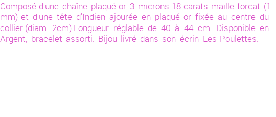 Drôle de créations de Bijoux Fantaisie, c'est un design inattendu que nous réservait Stephanie Ducauroix. Créé avec passion, ces Bijoux Fantaisie en Plaqué Or sauront combler chaque Femme amateur de bijoux et accessoires originaux. Il en reste 2 exemplaires, commandez rapidement. Le bijou vous sera expédié directement du site www.lespoulettes-bijoux.fr, dans son écrin bleu turquoise original.