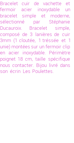 Drôle de créations de Bijoux Fantaisie, c'est un design inattendu que nous réservait Stephanie Ducauroix. Créé avec passion, ces Bijoux Fantaisie en Cuir sauront combler chaque Femme amateur de bijoux et accessoires originaux. Il en reste 1 exemplaire, commandez rapidement. Le bijou vous sera expédié directement du site www.lespoulettes-bijoux.fr, dans son écrin bleu turquoise original.
