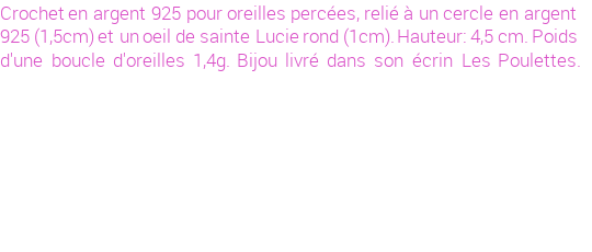 Drôle de créations de Bijoux Fantaisie, c'est un design inattendu que nous réservait Stephanie Ducauroix. Créé avec passion, ces Bijoux Fantaisie en Argent sauront combler chaque Femme amateur de bijoux et accessoires originaux. Il en reste 6 exemplaires, commandez rapidement. Le bijou vous sera expédié directement du site www.lespoulettes-bijoux.fr.
