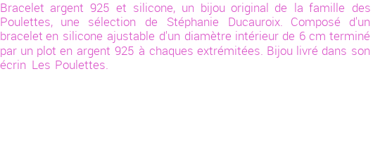 Drôle de créations de Bijoux Fantaisie, c'est un design inattendu que nous réservait Stephanie Ducauroix. Créé avec passion, ces Bijoux Fantaisie en Argent sauront combler chaque Femme amateur de bijoux et accessoires originaux. Il en reste 1 exemplaire, commandez rapidement. Le bijou vous sera expédié directement du site www.lespoulettes-bijoux.fr, dans son écrin bleu turquoise original.