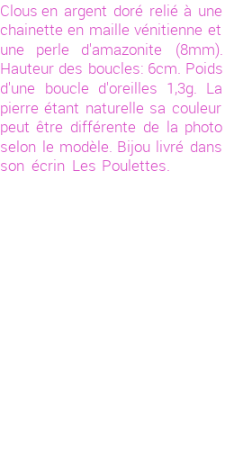 Drôle de créations de Bijoux Fantaisie, c'est un design inattendu que nous réservait Stephanie Ducauroix. Créé avec passion, ces Bijoux Fantaisie en Argent sauront combler chaque Femme amateur de bijoux et accessoires originaux. Il en reste 1 exemplaire, commandez rapidement. Le bijou vous sera expédié directement du site www.lespoulettes-bijoux.fr.