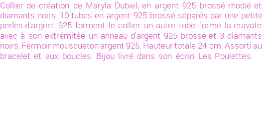 Drôle de créations de Bijoux Fantaisie, c'est un design inattendu que nous réservait Maryla Dubiel. Créé avec passion, ces Bijoux Fantaisie en Diamant sauront combler chaque Femme amateur de bijoux et accessoires originaux. Il en reste 1 exemplaire, commandez rapidement. Le bijou vous sera expédié directement du site www.lespoulettes-bijoux.fr, dans son écrin bleu turquoise original.