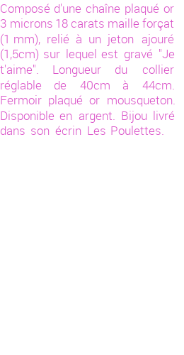 Drôle de créations de Bijoux Fantaisie, c'est un design inattendu que nous réservait Stephanie Ducauroix. Créé avec passion, ces Bijoux Fantaisie en Plaqué Or sauront combler chaque Femme amateur de bijoux et accessoires originaux. Il en reste 2 exemplaires, commandez rapidement. Le bijou vous sera expédié directement du site www.lespoulettes-bijoux.fr.