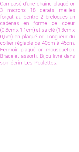 Drôle de créations de Bijoux Fantaisie, c'est un design inattendu que nous réservait Stephanie Ducauroix. Créé avec passion, ces Bijoux Fantaisie en Plaqué Or sauront combler chaque Femme amateur de bijoux et accessoires originaux. Il en reste 1 exemplaire, commandez rapidement. Le bijou vous sera expédié directement du site www.lespoulettes-bijoux.fr.