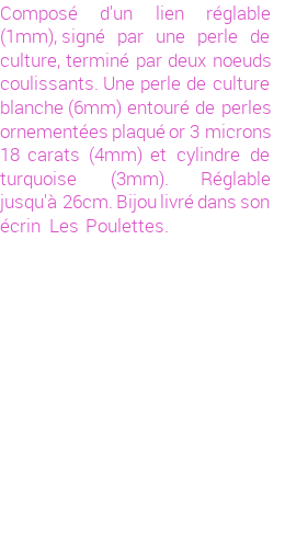 Drôle de créations de Bijoux Fantaisie, c'est un design inattendu que nous réservait Stephanie Ducauroix. Créé avec passion, ces Bijoux Fantaisie en Perles de Culture sauront combler chaque Femme amateur de bijoux et accessoires originaux. Il en reste 5 exemplaires, commandez rapidement. Le bijou vous sera expédié directement du site www.lespoulettes-bijoux.fr.