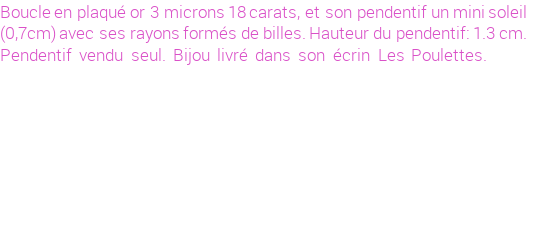 Drôle de créations de Pendentifs Fantaisie, c'est un design inattendu que nous réservait Stephanie Ducauroix. Créé avec passion, ces Pendentifs Fantaisie en Plaqué Or sauront combler chaque Femme amateur de bijoux et accessoires originaux. Il en reste 5 exemplaires, commandez rapidement. Le bijou vous sera expédié directement du site www.lespoulettes-bijoux.fr, dans son écrin bleu turquoise original.