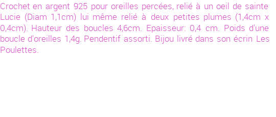 Drôle de créations de Bijoux Fantaisie, c'est un design inattendu que nous réservait Stephanie Ducauroix. Créé avec passion, ces Bijoux Fantaisie en Argent sauront combler chaque Femme amateur de bijoux et accessoires originaux. De couleur Argent, il possède les dimensions suivantes. Longueur de 46mm. Largeur de 4mm. Diamètre de 11mm. Il en reste 3 exemplaires, commandez rapidement. Le bijou vous sera expédié directement du site www.lespoulettes-bijoux.fr.