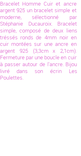 Drôle de créations de Bijoux Fantaisie, c'est un design inattendu que nous réservait Stephanie Ducauroix. Créé avec passion, ces Bijoux Fantaisie en Cuir sauront combler chaque Homme amateur de bijoux et accessoires originaux. Il en reste 1 exemplaire, commandez rapidement. Le bijou vous sera expédié directement du site www.lespoulettes-bijoux.fr, dans son écrin bleu turquoise original.
