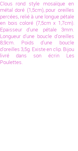 Drôle de créations de Bijoux Fantaisie, c'est un design inattendu que nous réservait Stephanie Ducauroix. Créé avec passion, ces Bijoux Fantaisie en  sauront combler chaque Femme amateur de bijoux et accessoires originaux. De couleur Multicolore, il possède les dimensions suivantes. Longueur de 90mm. Largeur de 17mm. Diamètre de 15mm. Il en reste 6 exemplaires, commandez rapidement. Le bijou vous sera expédié directement du site www.lespoulettes-bijoux.fr.