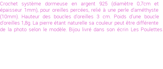 Drôle de créations de Bijoux Fantaisie, c'est un design inattendu que nous réservait Stephanie Ducauroix. Créé avec passion, ces Bijoux Fantaisie en Argent sauront combler chaque Femme amateur de bijoux et accessoires originaux. Il en reste 2 exemplaires, commandez rapidement. Le bijou vous sera expédié directement du site www.lespoulettes-bijoux.fr.