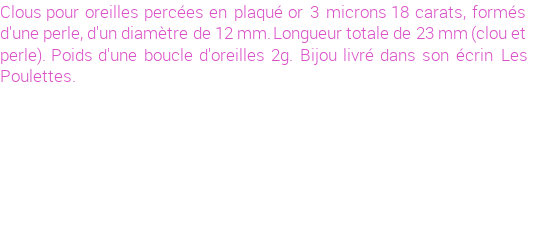 Drôle de créations de Bijoux Fantaisie, c'est un design inattendu que nous réservait Stephanie Ducauroix. Créé avec passion, ces Bijoux Fantaisie en Plaqué Or sauront combler chaque Femme amateur de bijoux et accessoires originaux. Il en reste 2 exemplaires, commandez rapidement. Le bijou vous sera expédié directement du site www.lespoulettes-bijoux.fr.