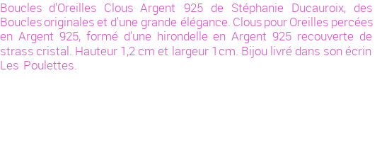 Drôle de créations de Bijoux Fantaisie, c'est un design inattendu que nous réservait Stephanie Ducauroix. Créé avec passion, ces Bijoux Fantaisie en Argent sauront combler chaque Femme amateur de bijoux et accessoires originaux. Il en reste 2 exemplaires, commandez rapidement. Le bijou vous sera expédié directement du site www.lespoulettes-bijoux.fr, dans son écrin bleu turquoise original.
