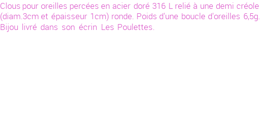 Drôle de créations de Bijoux Fantaisie, c'est un design inattendu que nous réservait Stephanie Ducauroix. Créé avec passion, ces Bijoux Fantaisie en Acier sauront combler chaque Femme amateur de bijoux et accessoires originaux. Il en reste 3 exemplaires, commandez rapidement. Le bijou vous sera expédié directement du site www.lespoulettes-bijoux.fr.