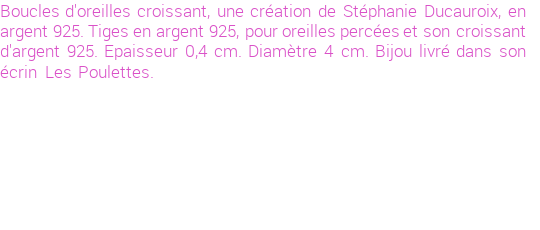 Drôle de créations de Bijoux Fantaisie, c'est un design inattendu que nous réservait Stephanie Ducauroix. Créé avec passion, ces Bijoux Fantaisie en Argent sauront combler chaque Femme amateur de bijoux et accessoires originaux. Il en reste 1 exemplaire, commandez rapidement. Le bijou vous sera expédié directement du site www.lespoulettes-bijoux.fr, dans son écrin bleu turquoise original.