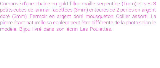 Drôle de créations de Bijoux Fantaisie, c'est un design inattendu que nous réservait Stephanie Ducauroix. Créé avec passion, ces Bijoux Fantaisie en Larimar sauront combler chaque Femme amateur de bijoux et accessoires originaux. Il en reste 3 exemplaires, commandez rapidement. Le bijou vous sera expédié directement du site www.lespoulettes-bijoux.fr.
