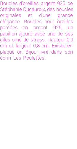 Drôle de créations de Bijoux Fantaisie, c'est un design inattendu que nous réservait Stephanie Ducauroix. Créé avec passion, ces Bijoux Fantaisie en Swarovski Strass sauront combler chaque Femme amateur de bijoux et accessoires originaux. Il en reste 2 exemplaires, commandez rapidement. Le bijou vous sera expédié directement du site www.lespoulettes-bijoux.fr, dans son écrin bleu turquoise original.