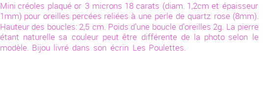 Drôle de créations de Bijoux Fantaisie, c'est un design inattendu que nous réservait Stephanie Ducauroix. Créé avec passion, ces Bijoux Fantaisie en Plaqué Or sauront combler chaque Femme amateur de bijoux et accessoires originaux. Il en reste 1 exemplaire, commandez rapidement. Le bijou vous sera expédié directement du site www.lespoulettes-bijoux.fr.