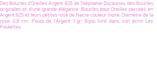 Drôle de créations de Bijoux Fantaisie, c'est un design inattendu que nous réservait Stephanie Ducauroix. Créé avec passion, ces Bijoux Fantaisie en Nacre sauront combler chaque Femme amateur de bijoux et accessoires originaux. Il en reste 2 exemplaires, commandez rapidement. Le bijou vous sera expédié directement du site www.lespoulettes-bijoux.fr, dans son écrin bleu turquoise original.