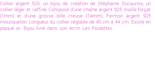 Drôle de créations de Bijoux Fantaisie, c'est un design inattendu que nous réservait Stephanie Ducauroix. Créé avec passion, ces Bijoux Fantaisie en Argent sauront combler chaque Femme amateur de bijoux et accessoires originaux. Il en reste 4 exemplaires, commandez rapidement. Le bijou vous sera expédié directement du site www.lespoulettes-bijoux.fr, dans son écrin bleu turquoise original.