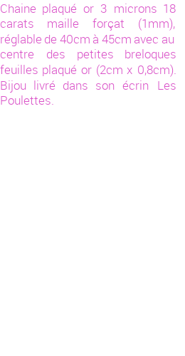 Drôle de créations de Bijoux Fantaisie, c'est un design inattendu que nous réservait Stephanie Ducauroix. Créé avec passion, ces Bijoux Fantaisie en Plaqué Or sauront combler chaque Femme amateur de bijoux et accessoires originaux. Il en reste 2 exemplaires, commandez rapidement. Le bijou vous sera expédié directement du site www.lespoulettes-bijoux.fr.