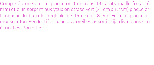 Drôle de créations de Bijoux Fantaisie, c'est un design inattendu que nous réservait Stephanie Ducauroix. Créé avec passion, ces Bijoux Fantaisie en Plaqué Or sauront combler chaque Femme amateur de bijoux et accessoires originaux. Il en reste 5 exemplaires, commandez rapidement. Le bijou vous sera expédié directement du site www.lespoulettes-bijoux.fr.