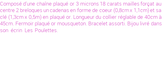 Drôle de créations de Bijoux Fantaisie, c'est un design inattendu que nous réservait Stephanie Ducauroix. Créé avec passion, ces Bijoux Fantaisie en Plaqué Or sauront combler chaque Femme amateur de bijoux et accessoires originaux. Il en reste 1 exemplaire, commandez rapidement. Le bijou vous sera expédié directement du site www.lespoulettes-bijoux.fr.