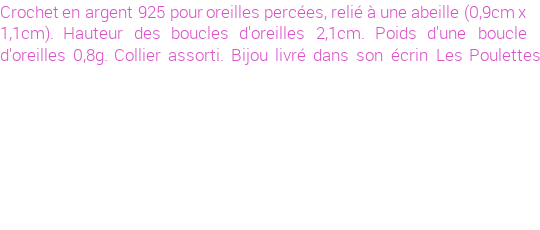 Drôle de créations de Bijoux Fantaisie, c'est un design inattendu que nous réservait Stephanie Ducauroix. Créé avec passion, ces Bijoux Fantaisie en Argent sauront combler chaque Femme amateur de bijoux et accessoires originaux. Il en reste 3 exemplaires, commandez rapidement. Le bijou vous sera expédié directement du site www.lespoulettes-bijoux.fr.