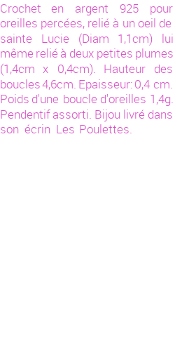Drôle de créations de Bijoux Fantaisie, c'est un design inattendu que nous réservait Stephanie Ducauroix. Créé avec passion, ces Bijoux Fantaisie en Argent sauront combler chaque Femme amateur de bijoux et accessoires originaux. De couleur Argent, il possède les dimensions suivantes. Longueur de 46mm. Largeur de 4mm. Diamètre de 11mm. Il en reste 3 exemplaires, commandez rapidement. Le bijou vous sera expédié directement du site www.lespoulettes-bijoux.fr.