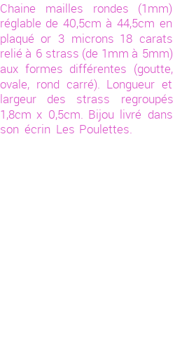 Drôle de créations de Bijoux Fantaisie, c'est un design inattendu que nous réservait Stephanie Ducauroix. Créé avec passion, ces Bijoux Fantaisie en Plaqué Or sauront combler chaque Femme amateur de bijoux et accessoires originaux. Il en reste 1 exemplaire, commandez rapidement. Le bijou vous sera expédié directement du site www.lespoulettes-bijoux.fr.