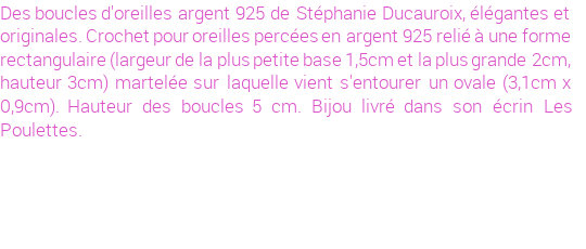 Drôle de créations de Bijoux Fantaisie, c'est un design inattendu que nous réservait Stephanie Ducauroix. Créé avec passion, ces Bijoux Fantaisie en Argent sauront combler chaque Femme amateur de bijoux et accessoires originaux. Il en reste 1 exemplaire, commandez rapidement. Le bijou vous sera expédié directement du site www.lespoulettes-bijoux.fr, dans son écrin bleu turquoise original.