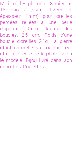 Drôle de créations de Bijoux Fantaisie, c'est un design inattendu que nous réservait Stephanie Ducauroix. Créé avec passion, ces Bijoux Fantaisie en Plaqué Or sauront combler chaque Femme amateur de bijoux et accessoires originaux. Il en reste 2 exemplaires, commandez rapidement. Le bijou vous sera expédié directement du site www.lespoulettes-bijoux.fr.