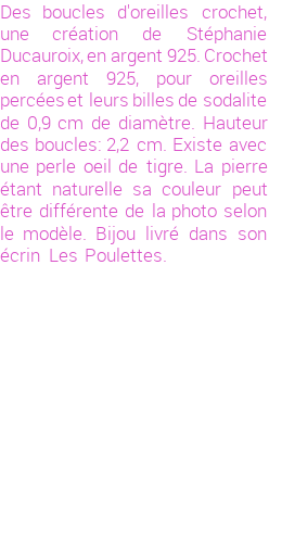 Drôle de créations de Bijoux Fantaisie, c'est un design inattendu que nous réservait Stephanie Ducauroix. Créé avec passion, ces Bijoux Fantaisie en Argent sauront combler chaque Femme amateur de bijoux et accessoires originaux. Il en reste 2 exemplaires, commandez rapidement. Le bijou vous sera expédié directement du site www.lespoulettes-bijoux.fr, dans son écrin bleu turquoise original.