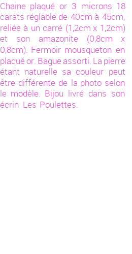 Drôle de créations de Bijoux Fantaisie, c'est un design inattendu que nous réservait Stephanie Ducauroix. Créé avec passion, ces Bijoux Fantaisie en Plaqué Or sauront combler chaque Femme amateur de bijoux et accessoires originaux. Il en reste 4 exemplaires, commandez rapidement. Le bijou vous sera expédié directement du site www.lespoulettes-bijoux.fr.