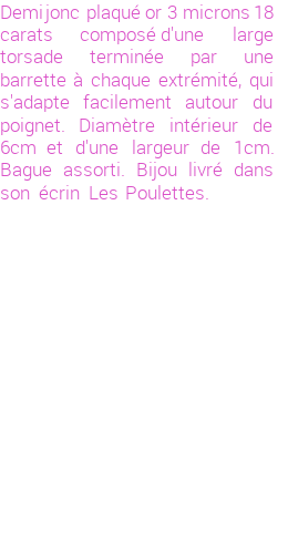 Drôle de créations de Bijoux Fantaisie, c'est un design inattendu que nous réservait Stephanie Ducauroix. Créé avec passion, ces Bijoux Fantaisie en Plaqué Or sauront combler chaque Femme amateur de bijoux et accessoires originaux. Il en reste 1 exemplaire, commandez rapidement. Le bijou vous sera expédié directement du site www.lespoulettes-bijoux.fr.