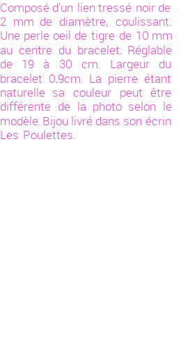 Drôle de créations de Bijoux Fantaisie, c'est un design inattendu que nous réservait Stephanie Ducauroix. Créé avec passion, ces Bijoux Fantaisie en Pierres Fines sauront combler chaque Homme amateur de bijoux et accessoires originaux. De couleur Marron, il possède les dimensions suivantes. Longueur de 190mm. Largeur de 9mm. Diamètre de 10mm. Il en reste 2 exemplaires, commandez rapidement. Le bijou vous sera expédié directement du site www.lespoulettes-bijoux.fr.