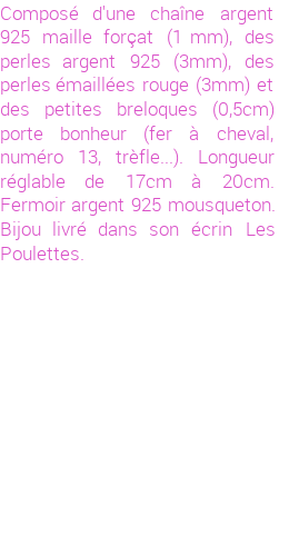 Drôle de créations de Bijoux Fantaisie, c'est un design inattendu que nous réservait Stephanie Ducauroix. Créé avec passion, ces Bijoux Fantaisie en Argent sauront combler chaque Femme amateur de bijoux et accessoires originaux. Il en reste 9 exemplaires, commandez rapidement. Le bijou vous sera expédié directement du site www.lespoulettes-bijoux.fr.