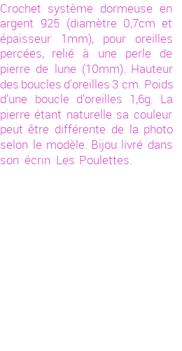 Drôle de créations de Bijoux Fantaisie, c'est un design inattendu que nous réservait Stephanie Ducauroix. Créé avec passion, ces Bijoux Fantaisie en Argent sauront combler chaque Femme amateur de bijoux et accessoires originaux. Il en reste 1 exemplaire, commandez rapidement. Le bijou vous sera expédié directement du site www.lespoulettes-bijoux.fr.