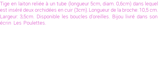 Drôle de créations de Bijoux Fantaisie, c'est un design inattendu que nous réservait Stephanie Ducauroix. Créé avec passion, ces Bijoux Fantaisie en Cuir sauront combler chaque Femme amateur de bijoux et accessoires originaux. De couleur Multicolore, il possède les dimensions suivantes. Longueur de 104mm. Largeur de 35mm. Diamètre de 30mm. Il en reste 7 exemplaires, commandez rapidement. Le bijou vous sera expédié directement du site www.lespoulettes-bijoux.fr.