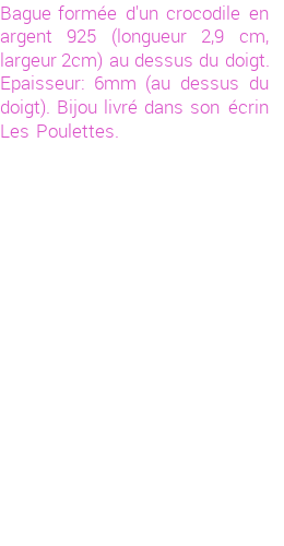 Drôle de créations de Bijoux Fantaisie, c'est un design inattendu que nous réservait Stephanie Ducauroix. Créé avec passion, ces Bijoux Fantaisie en Argent sauront combler chaque Femme amateur de bijoux et accessoires originaux. Il en reste 4 exemplaires, commandez rapidement. Le bijou vous sera expédié directement du site www.lespoulettes-bijoux.fr.