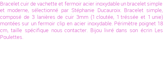 Drôle de créations de Bijoux Fantaisie, c'est un design inattendu que nous réservait Stephanie Ducauroix. Créé avec passion, ces Bijoux Fantaisie en Cuir sauront combler chaque Femme amateur de bijoux et accessoires originaux. Il en reste 1 exemplaire, commandez rapidement. Le bijou vous sera expédié directement du site www.lespoulettes-bijoux.fr, dans son écrin bleu turquoise original.