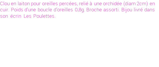 Drôle de créations de Bijoux Fantaisie, c'est un design inattendu que nous réservait Stephanie Ducauroix. Créé avec passion, ces Bijoux Fantaisie en Cuir sauront combler chaque Femme amateur de bijoux et accessoires originaux. Il en reste 4 exemplaires, commandez rapidement. Le bijou vous sera expédié directement du site www.lespoulettes-bijoux.fr.