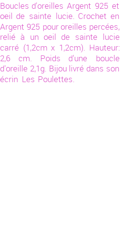 Drôle de créations de Bijoux Fantaisie, c'est un design inattendu que nous réservait Stephanie Ducauroix. Créé avec passion, ces Bijoux Fantaisie en Argent sauront combler chaque Femme amateur de bijoux et accessoires originaux. Il en reste 2 exemplaires, commandez rapidement. Le bijou vous sera expédié directement du site www.lespoulettes-bijoux.fr, dans son écrin bleu turquoise original.