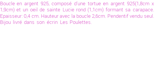 Drôle de créations de Bijoux Fantaisie, c'est un design inattendu que nous réservait Stephanie Ducauroix. Créé avec passion, ces Bijoux Fantaisie en Argent sauront combler chaque Femme amateur de bijoux et accessoires originaux. Il en reste 5 exemplaires, commandez rapidement. Le bijou vous sera expédié directement du site www.lespoulettes-bijoux.fr.