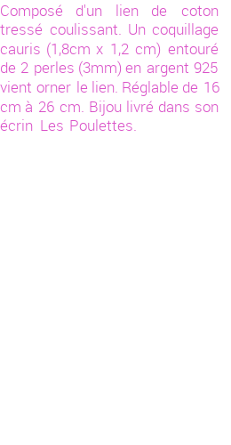Drôle de créations de Bijoux Fantaisie, c'est un design inattendu que nous réservait Stephanie Ducauroix. Créé avec passion, ces Bijoux Fantaisie en Argent sauront combler chaque Femme amateur de bijoux et accessoires originaux. De couleur Argent, il possède les dimensions suivantes. Longueur de 260mm. Largeur de 18mm. Diamètre de 3mm. Il en reste 8 exemplaires, commandez rapidement. Le bijou vous sera expédié directement du site www.lespoulettes-bijoux.fr.